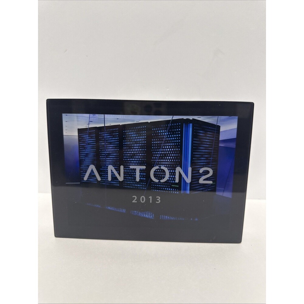 D.E. Shaw Research ANTON2 Supercomputer ASIC Chip 2013 Presentation Display